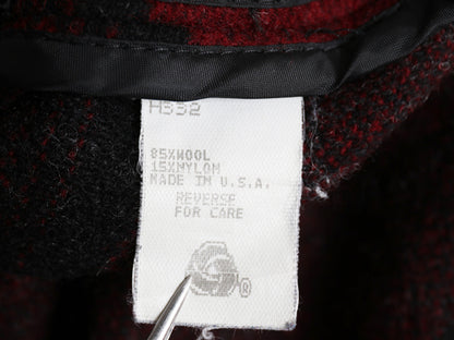 80s USA製 ★ エルエルビーン ネイティブ ラグ ジャケット メンズ XL ヴィンテージ ウール ブランケット ボーダー アウトドア 大きいサイズ