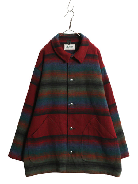 ☆90s USA製 ウールリッチ woolrich ネイティブ柄ラグジャケット
