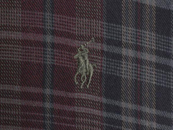 ラルフローレン チェック 長袖 ボタンダウン シャツ メンズ L ポロ CLASSIC FIT PERFORMANCE ワンポイント ポニー カジュアル マルチカラー
