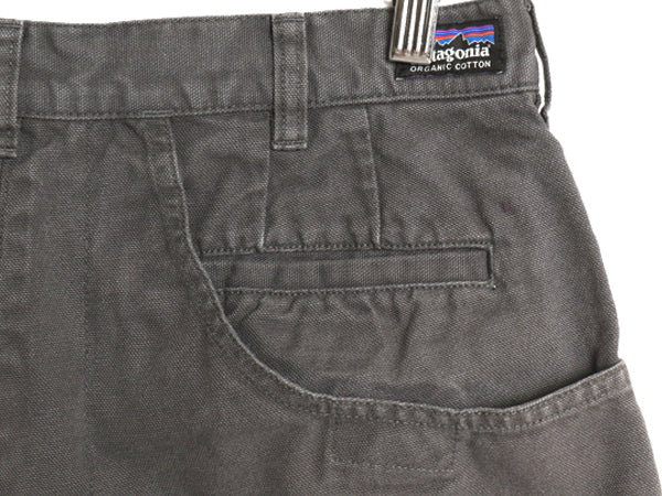 パタゴニア スタンドアップ ショーツ メンズ 34 古着 17年製 アウトドア ノータック ショートパンツ 短パン キャンバス ダック シンプル 灰