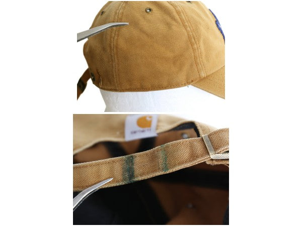 47brand カーハート メープルリーフス ベースボール キャップ フリーサイズ NHL オフィシャル 帽子 コットン ワーク スペシャル コラボ 茶