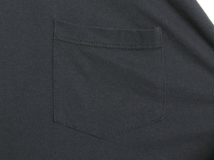 80s USA製 ポケット付き 無地 半袖 Tシャツ メンズ XXXL / ヴィンテージ ポケT ブランク ソリッド トップス カットソー 大きいサイズ 黒