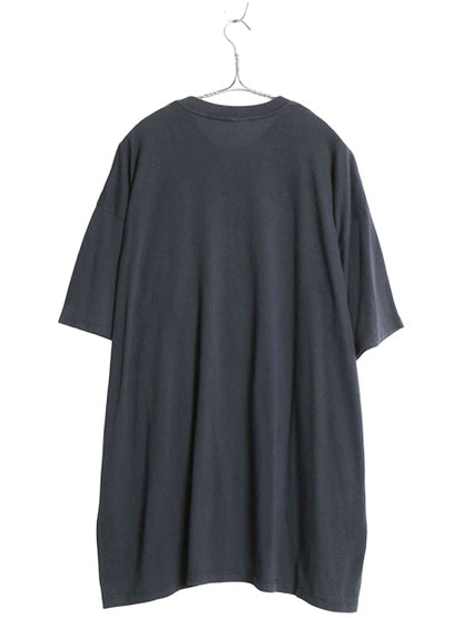 80s USA製 ポケット付き 無地 半袖 Tシャツ メンズ XXXL / ヴィンテージ ポケT ブランク ソリッド トップス カットソー 大きいサイズ 黒