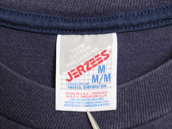 90s USA製 ひまわり アート イラスト プリント Tシャツ メンズ レディース M オールド フラワー グラフィック ヘビーウェイト コットン 紺