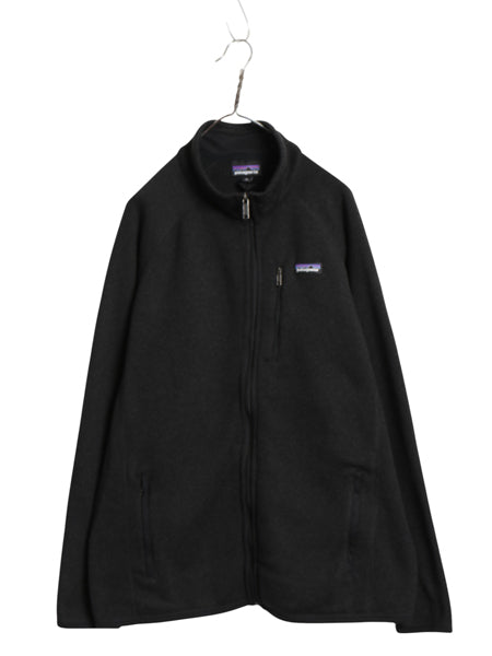 パタゴニア ベターセーター ジャケット メンズ XL 古着 17年製 フリース セーター フルジップ ブルゾン アウトドア 裏起毛 大きいサイズ 黒