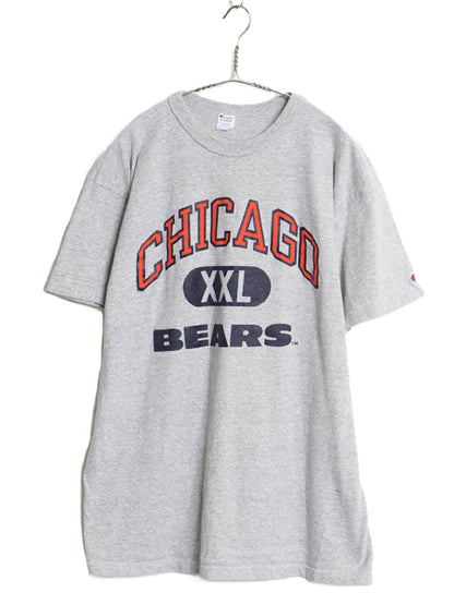 80s USA製 チャンピオン ベアーズ 3段 プリント 半袖 Tシャツ メンズ XL ヴィンテージ 88 12 シングルステッチ NFL アメフト 大きいサイズ
