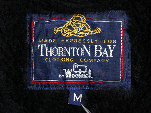 80s USA製 ウールリッチ チェック ウール ジャケット メンズ M / ヴィンテージ 裏 ボア パイル フリース フルジップ ブルゾン メイシーズ