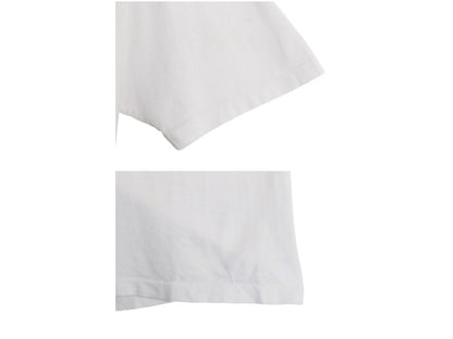 70s 80s USA製 ポケット付き 両面 カレッジ プリント Tシャツ メンズ XL ヴィンテージ ポケT シングルステッチ カットソー 大きいサイズ 白