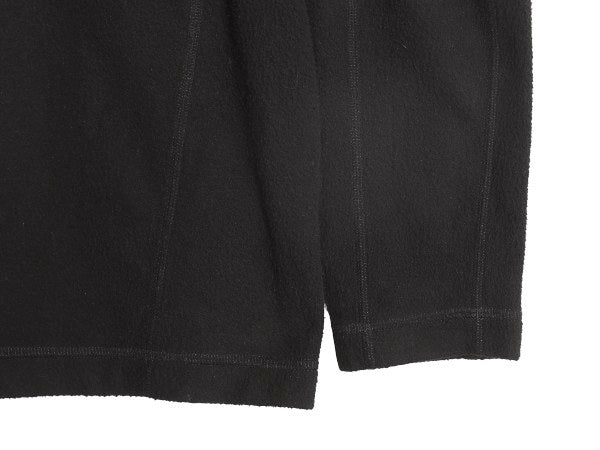 パタゴニア マイクロD ハーフジップ フリース プルオーバー メンズ L 19年製 ロンT 長袖 Tシャツ ハイネック アウトドア トップス ブラック