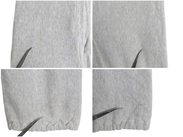 70s 単色タグ ★ チャンピオン リバースウィーブ スウェット パンツ メンズ XL 古着 ヴィンテージ USA製 目無し 無地 トレーナー 霜降り 灰