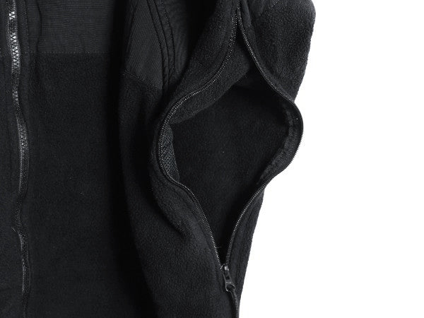 00s 米軍実物 ECWCS GEN2 フルジップ フリース ジャケット メンズ M 03年製 オールド ミリタリー アーミー ブルゾン 軍物 黒 ポーラテック