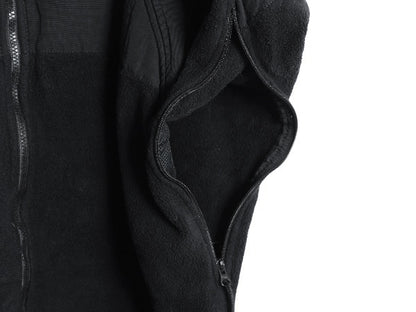 00s 米軍実物 ECWCS GEN2 フルジップ フリース ジャケット メンズ M 03年製 オールド ミリタリー アーミー ブルゾン 軍物 黒 ポーラテック