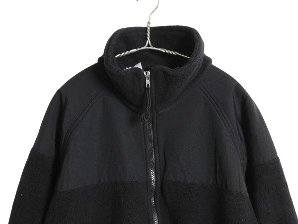 00s 米軍実物 ECWCS GEN2 フルジップ フリース ジャケット メンズ M 03年製 オールド ミリタリー アーミー ブルゾン 軍物 黒 ポーラテック