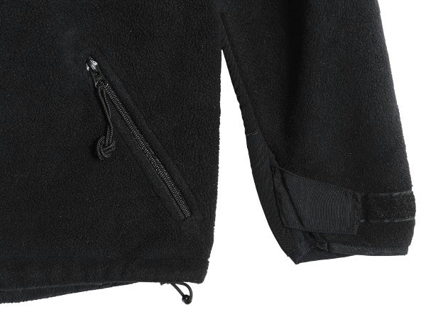 00s 米軍実物 ECWCS GEN2 フルジップ フリース ジャケット メンズ M 03年製 オールド ミリタリー アーミー ブルゾン 軍物 黒 ポーラテック