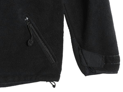 00s 米軍実物 ECWCS GEN2 フルジップ フリース ジャケット メンズ M 03年製 オールド ミリタリー アーミー ブルゾン 軍物 黒 ポーラテック