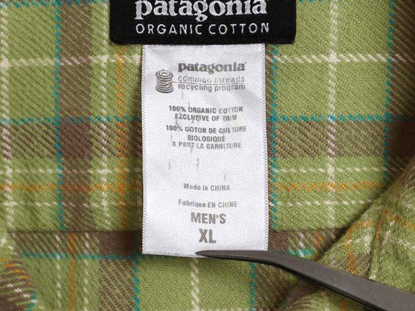 パタゴニア ロングスリーブ フィヨルド フランネル シャツ メンズ XL / 10年製 チェック ネルシャツ ボックス 大きいサイズ マルチカラー