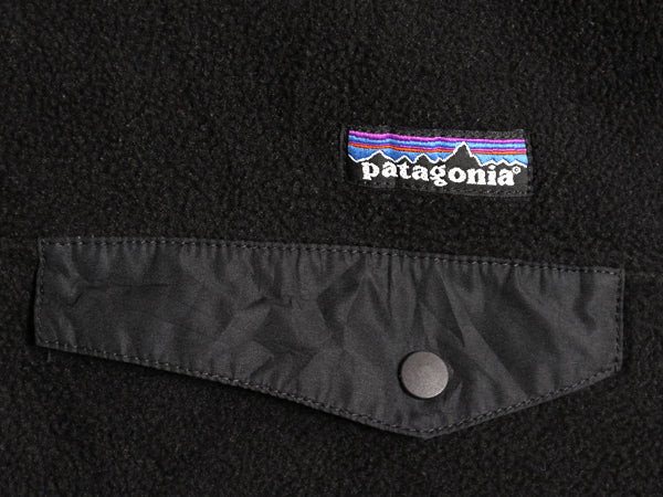 パタゴニア シンチラ スナップT メンズ S / 古着 07年製 アウトドア プルオーバー フリース ジャケット ブルゾン ジャンパー ハイネック 黒