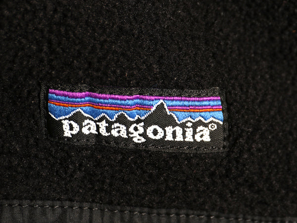 パタゴニア シンチラ スナップT メンズ S / 古着 07年製 アウトドア プルオーバー フリース ジャケット ブルゾン ジャンパー ハイネック 黒