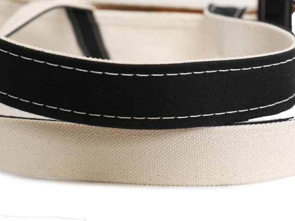 デッドストック USA製 エルエルビーン キャンバス トート バッグ MEDIUM / アウトドア オープントップ ロングハンドル 肩掛け ツートン 黒