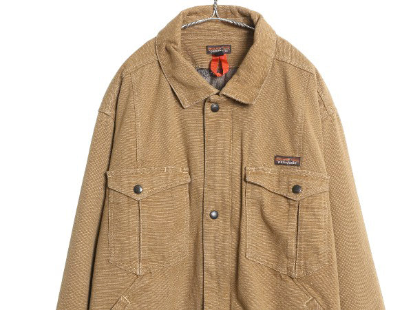 パタゴニア キャンバス ランチ ジャケット メンズ XXL / 17年製 アウトドア ワーク 中綿 ブルゾン ジャンパー ダック ヘンプ 大きいサイズ