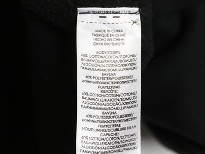 ポロ ラルフローレン フルジップ スウェット フード パーカー レディース M ミリタリー 革ジャン ライダーズ タイプ  トレーナー 裏起毛 黒