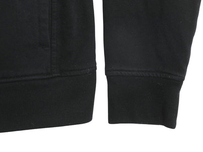 ポロ ラルフローレン フルジップ スウェット フード パーカー レディース M ミリタリー 革ジャン ライダーズ タイプ  トレーナー 裏起毛 黒