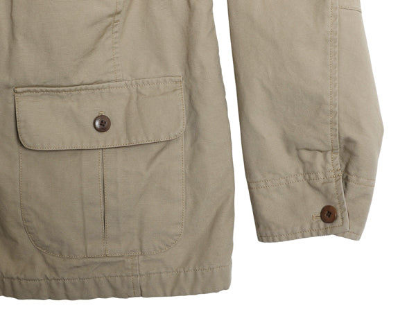 00s エルエルビーン ハンティング ジャケット レディース S 古着 オールド カバーオール ハーフ コート フランネル チェック ライナー付き