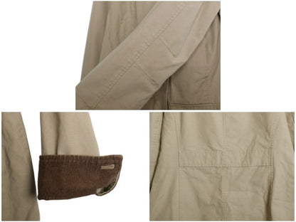 00s エルエルビーン ハンティング ジャケット レディース S 古着 オールド カバーオール ハーフ コート フランネル チェック ライナー付き