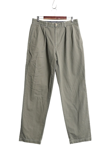 90s USA製 ポロ ラルフローレン コットン チノ パンツ 34 34 古着 オールド スラックス チノパン ストレート ツータック ポロチノ ボトムス