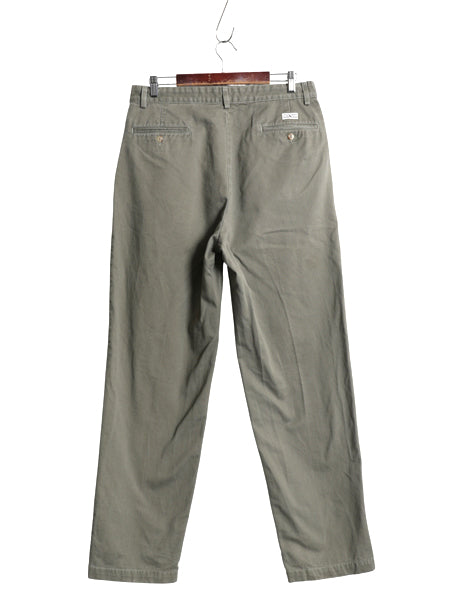 90s USA製 ポロ ラルフローレン コットン チノ パンツ 34 34 古着 オールド スラックス チノパン ストレート ツータック ポロチノ ボトムス