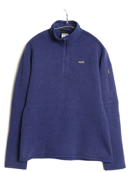 パタゴニア ベターセーター ハーフジップ レディース M / 10年製 アウトドア 裏起毛 フリース セーター プルオーバー ジャケット ブルゾン