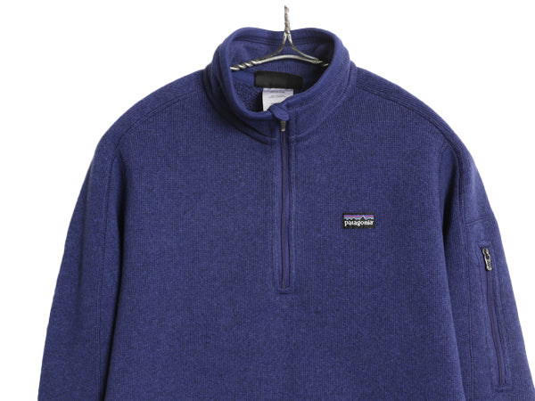 パタゴニア ベターセーター ハーフジップ レディース M / 10年製 アウトドア 裏起毛 フリース セーター プルオーバー ジャケット ブルゾン