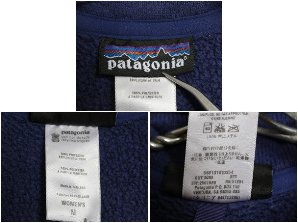 パタゴニア ベターセーター ハーフジップ レディース M / 10年製 アウトドア 裏起毛 フリース セーター プルオーバー ジャケット ブルゾン