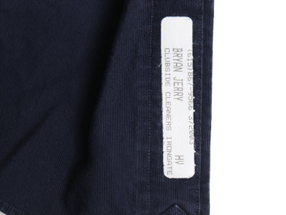 90s ラルフローレン 長袖 ボタンダウン シャツ メンズ XL 古着 オールド ポロ 長袖シャツ コットン ピケ ワイシャツ 大きいサイズ ネイビー
