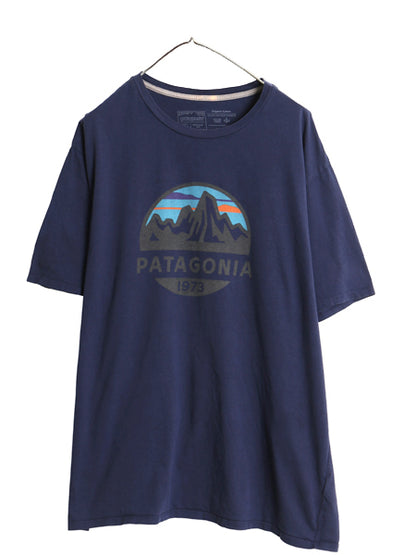 パタゴニア プリント 半袖 Tシャツ メンズ XL / 20年製 アウトドア フィッツロイ スコープ グラフィック カットソー シンプル 大きいサイズ