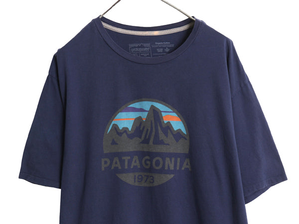 パタゴニア プリント 半袖 Tシャツ メンズ XL / 20年製 アウトドア フィッツロイ スコープ グラフィック カットソー シンプル 大きいサイズ