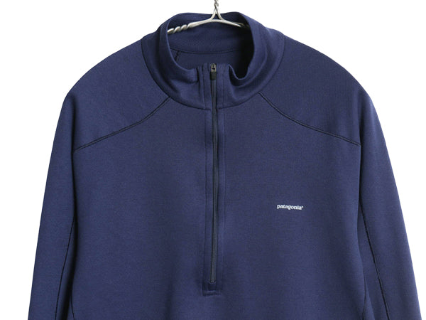 パタゴニア キャプリーン 3 長袖 Tシャツ メンズ L 12年製 アウトドア ハーフジップ ロンT ハイネック ストレッチ インナー アンダーシャツ