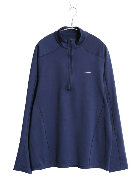 パタゴニア キャプリーン 3 長袖 Tシャツ メンズ L 12年製 アウトドア ハーフジップ ロンT ハイネック ストレッチ インナー アンダーシャツ