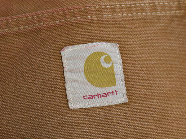 60s 70s USA製 カーハート ダック パンツ メンズ 実寸 34 28 / ヴィンテージ ワーク 中綿 キルティング ライナー付き ストレート ブラウン