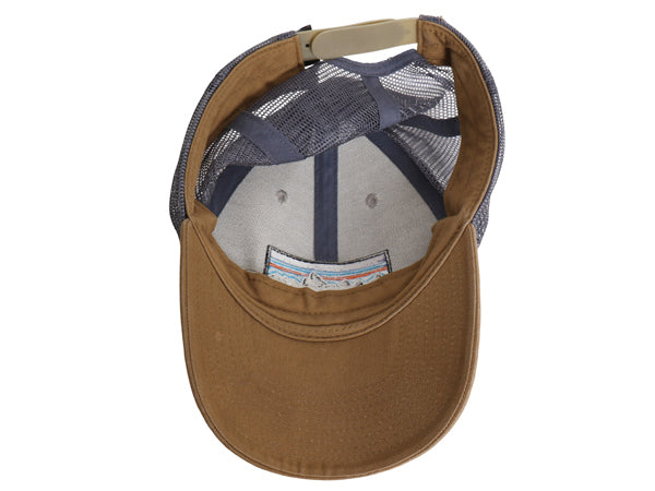 パタゴニア P-6 ボックスロゴ トラッカー ハット フリーサイズ / 古着 帽子 アウトドア コットン メッシュ ベースボール キャップ シンプル
