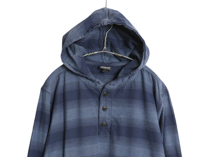 パタゴニア ロングスリーブ フィヨルド フランネル シャツ フーディ メンズ L / 20年製 ヘンリーネック ボーダー ネルシャツ ネル パーカー