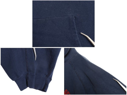 70s USA製 チャンピオン 2段 カレッジ プリント スウェット パーカー XL 小さめ メンズ M レディース L 程 ヴィンテージ トレーナー 裏起毛