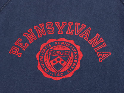 70s USA製 チャンピオン 2段 カレッジ プリント スウェット パーカー XL 小さめ メンズ M レディース L 程 ヴィンテージ トレーナー 裏起毛