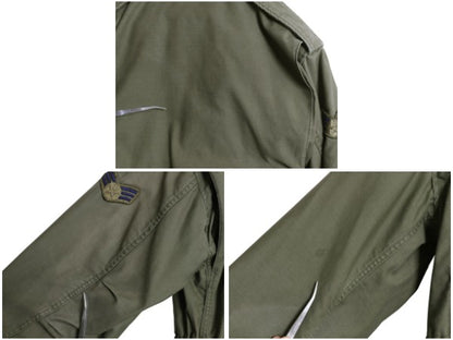 80s 米軍実物 USAF M-65 フィールド ジャケット SMALL X-SHORT / 84年製 ヴィンテージ ミリタリー 軍物 3rd ブラス ジャンパー フルパッチ
