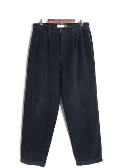 00s オールド ギャップ 太畝 コーデュロイ パンツ メンズ 34 32 / ストレート ツータック コットン スラックス ボトムス 裾ダブル ゆったり