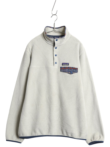 パタゴニア ライトウェイト シンチラ スナップT レディース XL / 18年製 総柄 フリース プルオーバー ジャケット ジャンパー 大きいサイズ