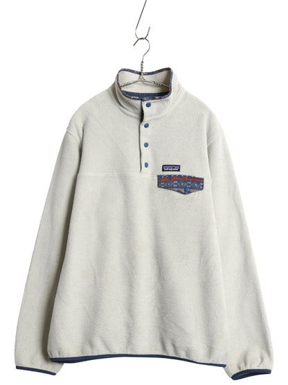 パタゴニア ライトウェイト シンチラ スナップT レディース XL / 18年製 総柄 フリース プルオーバー ジャケット ジャンパー 大きいサイズ