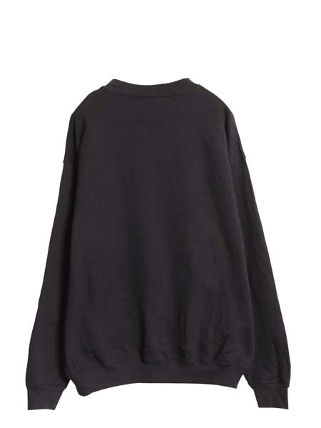 デットストック 90s USA製 リー 無地 スウェット メンズ レディース L / オールド トレーナー 裏起毛 ブランク トップス ブラック シンプル