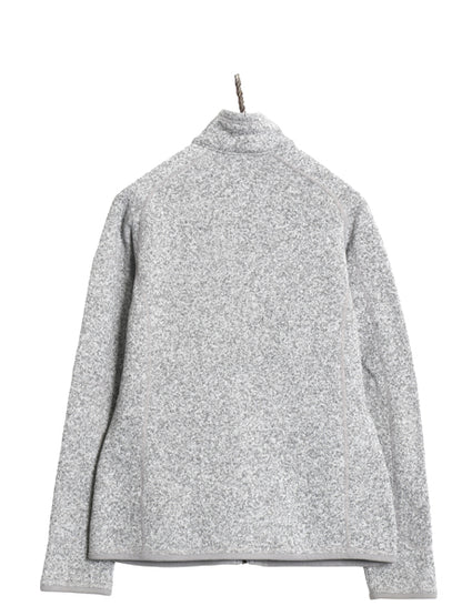 パタゴニア ベターセーター ジャケット レディース М / 古着 17年製 フリース セーター ブルゾン フルジップ アウトドア シンプル グレー