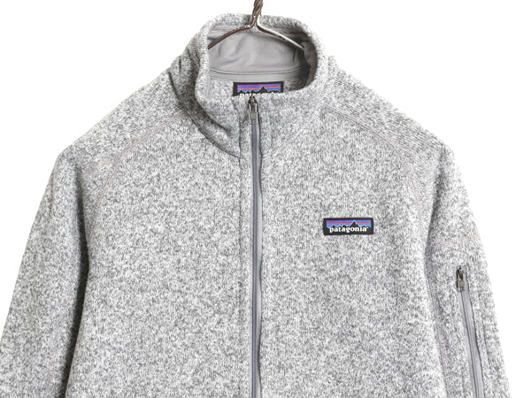パタゴニア ベターセーター ジャケット レディース М / 古着 17年製 フリース セーター ブルゾン フルジップ アウトドア シンプル グレー